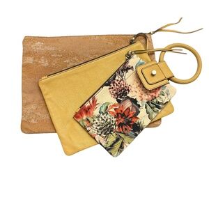 Hobo mix and match 3 piece clutch set RARE